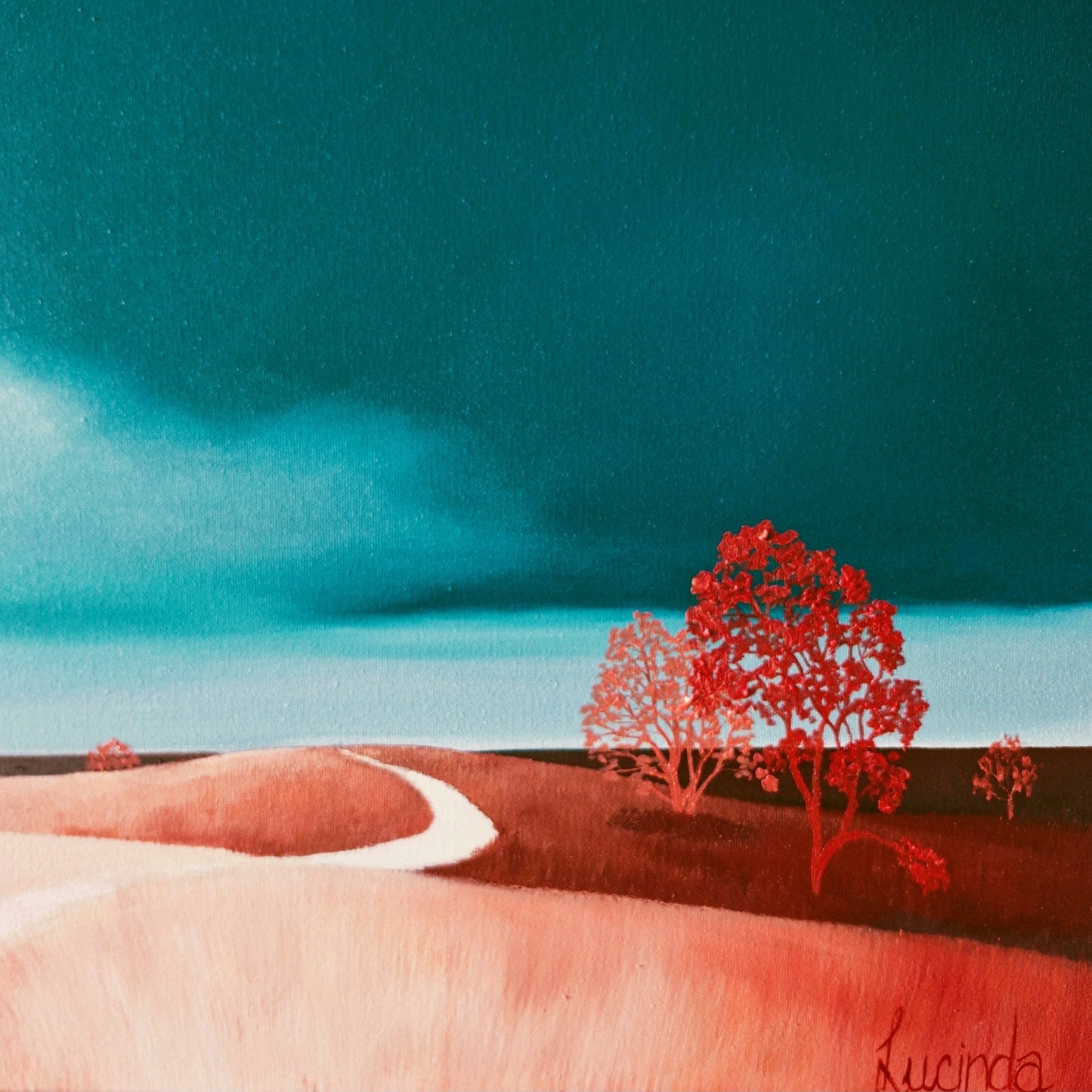 A Country Road - Original Art - Gold Coast Gallery Of ArtLucinda Leveille