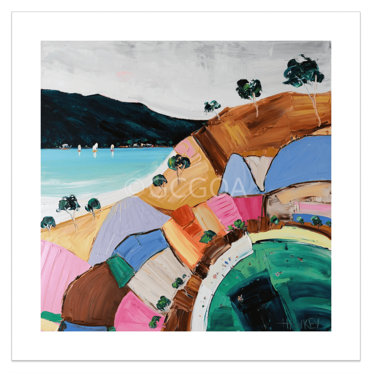 A Shared Horizon - Natures Playground - Fine Art Print - Gold Coast Gallery Of ArtAngela Hawkey
