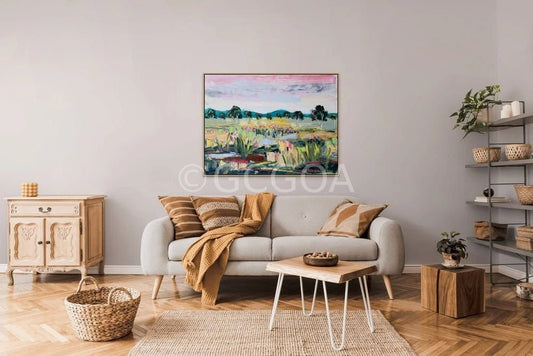 A Shared Land 2 - Fine Art Print - Gold Coast Gallery Of ArtAngela Hawkey