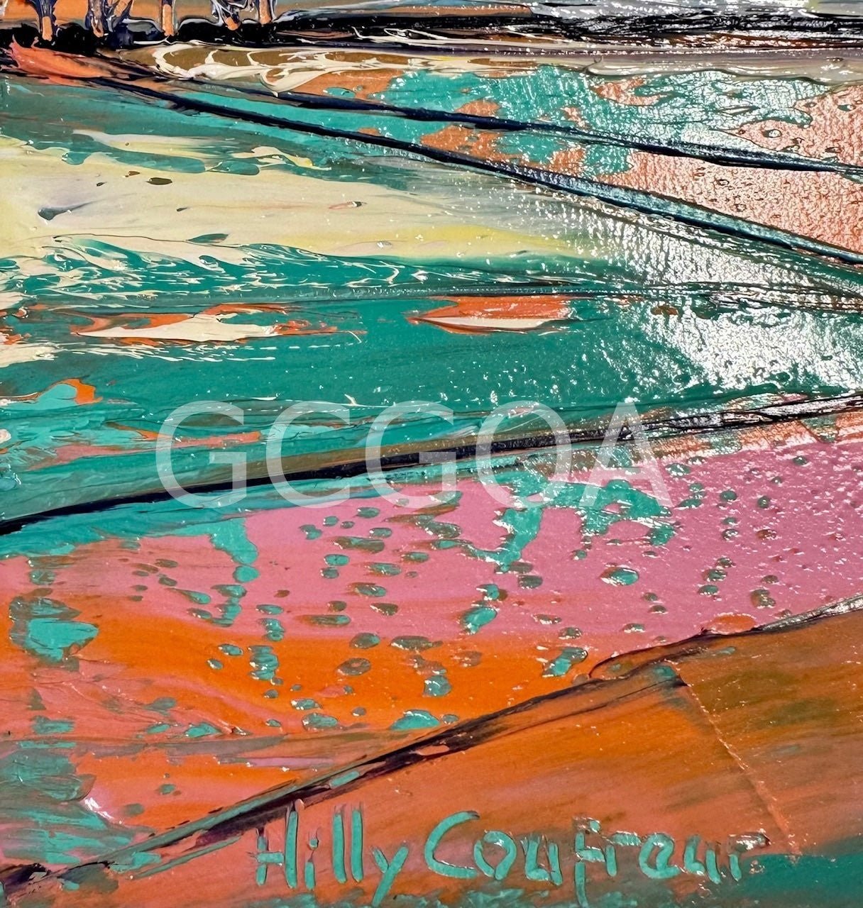 Abstracted Landscape 11 - Gold Coast Gallery Of ArtHilly Coufreur