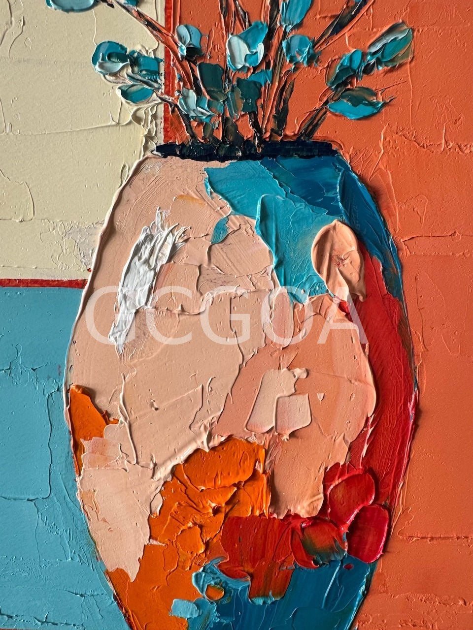 Abstracted Vase - Gold Coast Gallery Of ArtHilly Coufreur