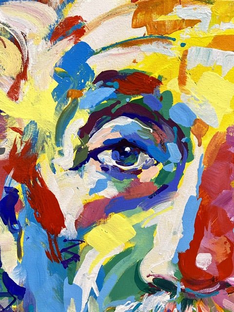Albert Einstein 10 - Original Art - Gold Coast Gallery Of ArtJos Coufreur