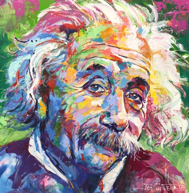 Albert Einstein 11 - Original Art - Gold Coast Gallery Of ArtJos Coufreur
