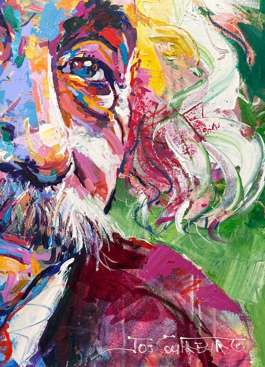 Albert Einstein 11 - Original Art - Gold Coast Gallery Of ArtJos Coufreur