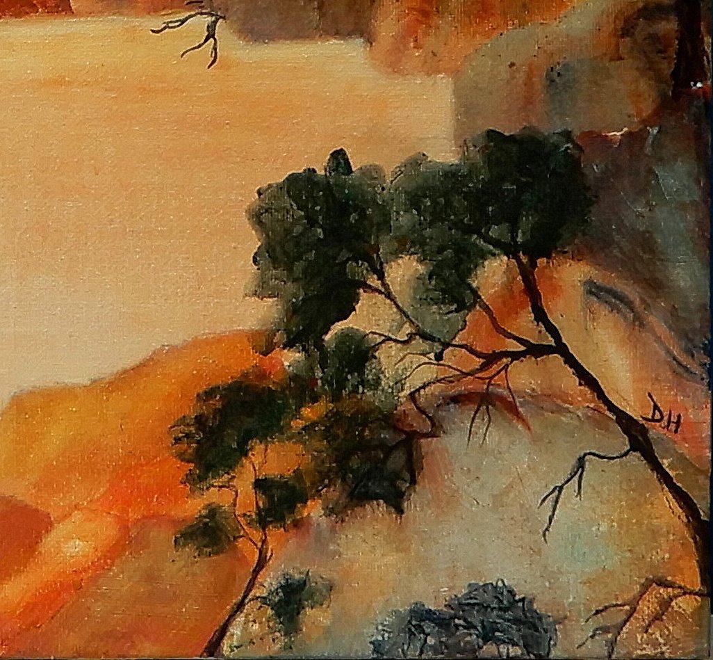 Along the Creek - Original Art - Gold Coast Gallery Of ArtDoodie Herman