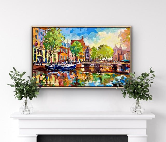 Amsterdam 4 - Original Art - Gold Coast Gallery Of ArtJos Coufreur