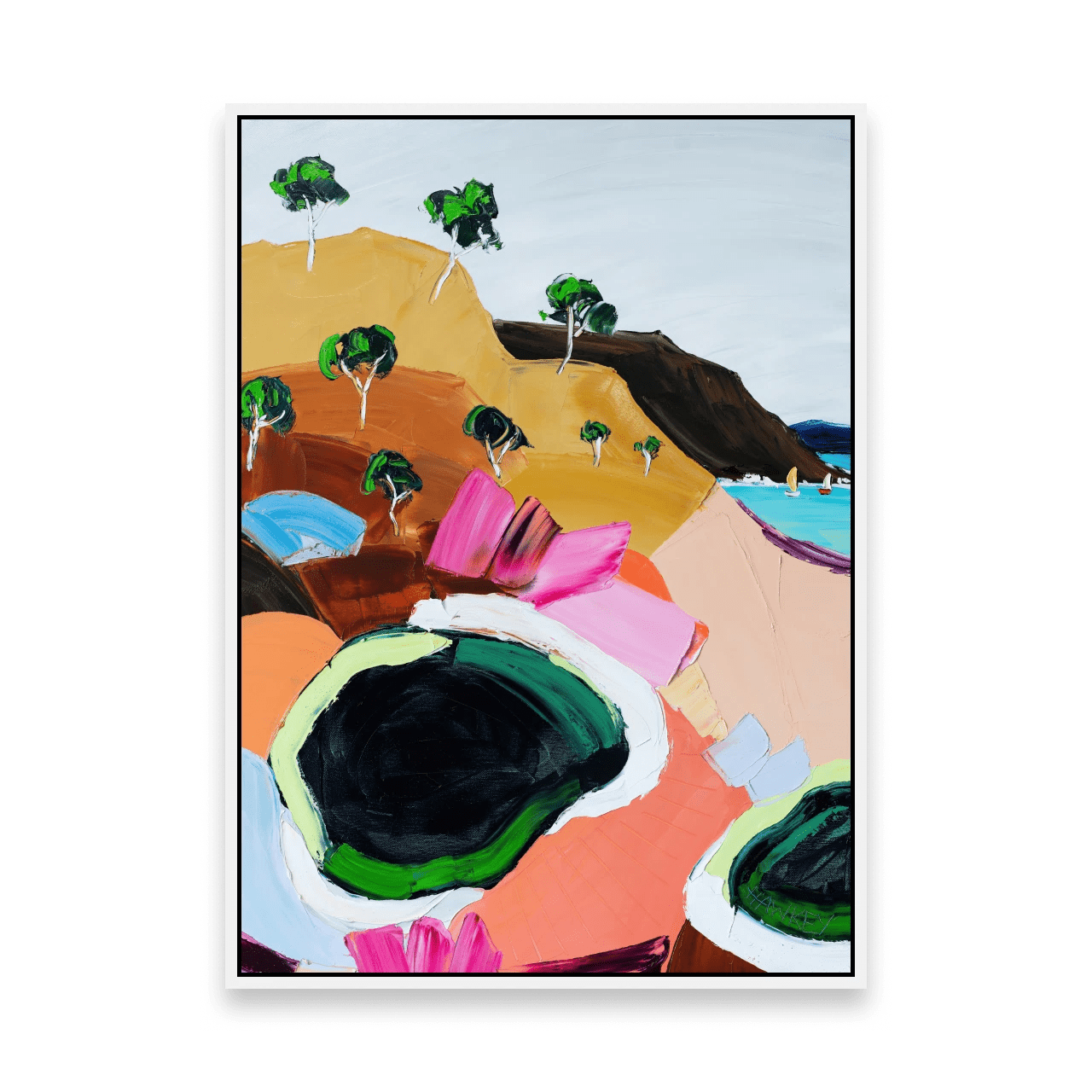 Around The Bay - Fine Art Print - Gold Coast Gallery Of ArtAngela Hawkey