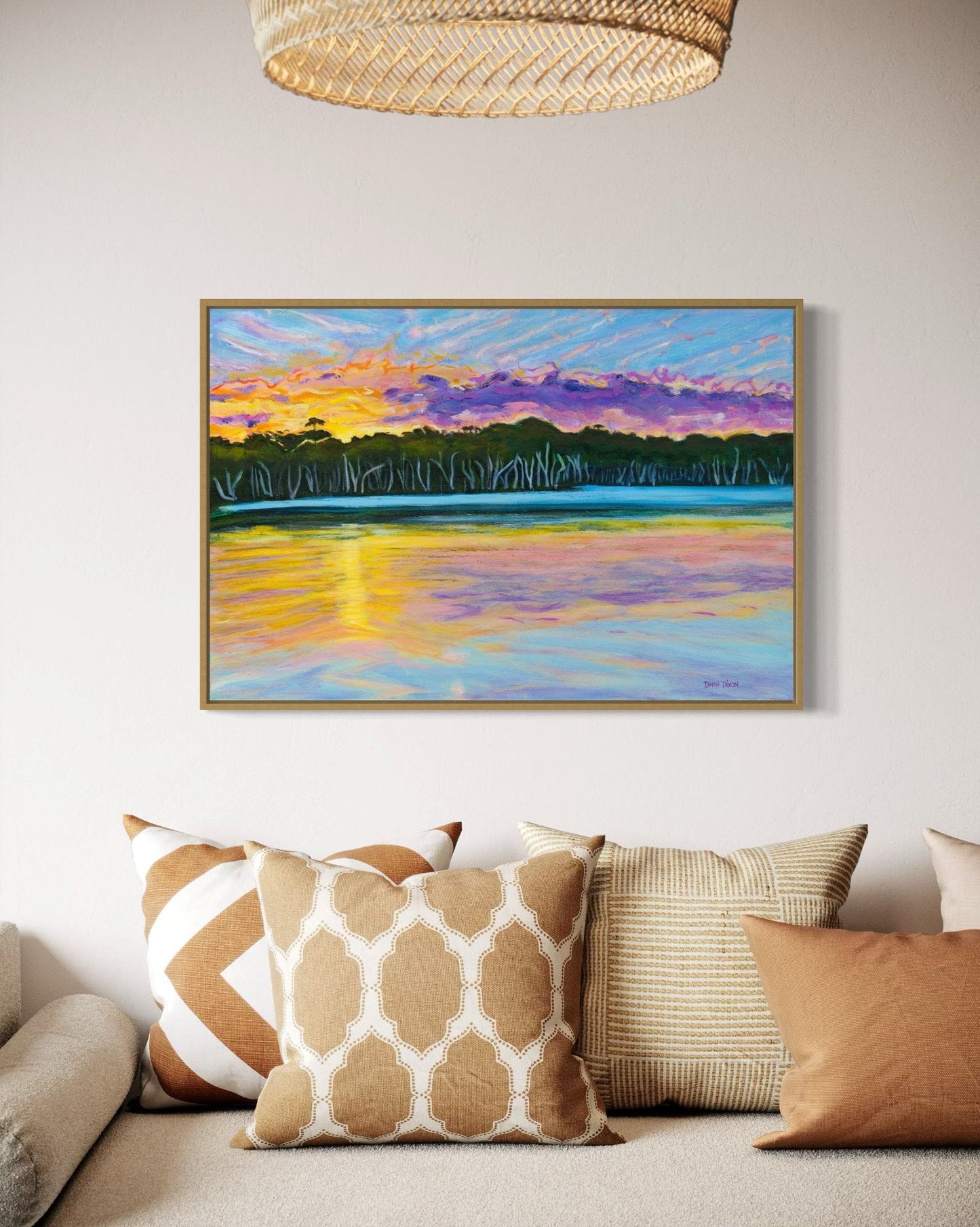 At the end of the Day | Lake Ainsworth - Original Art - Gold Coast Gallery Of ArtDinah Dixon