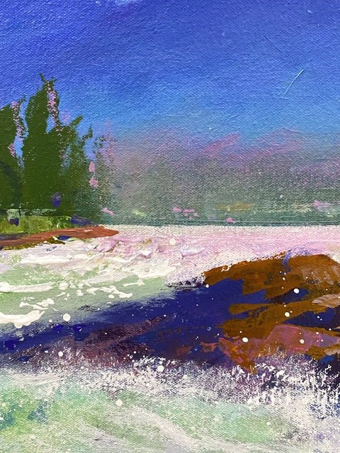Athabasca Falls, Alberta Canada - Original Art - Gold Coast Gallery Of ArtJos Coufreur