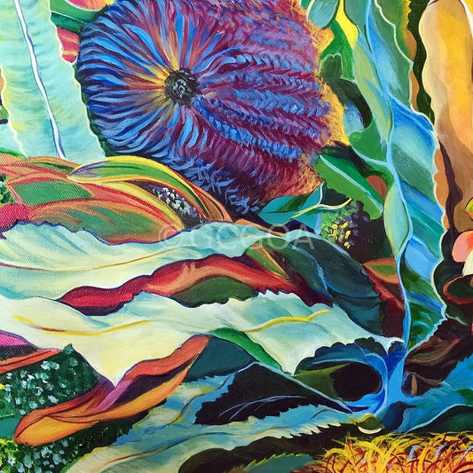 Australian Banksia wildflower bouquet - Limited edition print 2/5 - Gold Coast Gallery Of ArtYvonne Wells