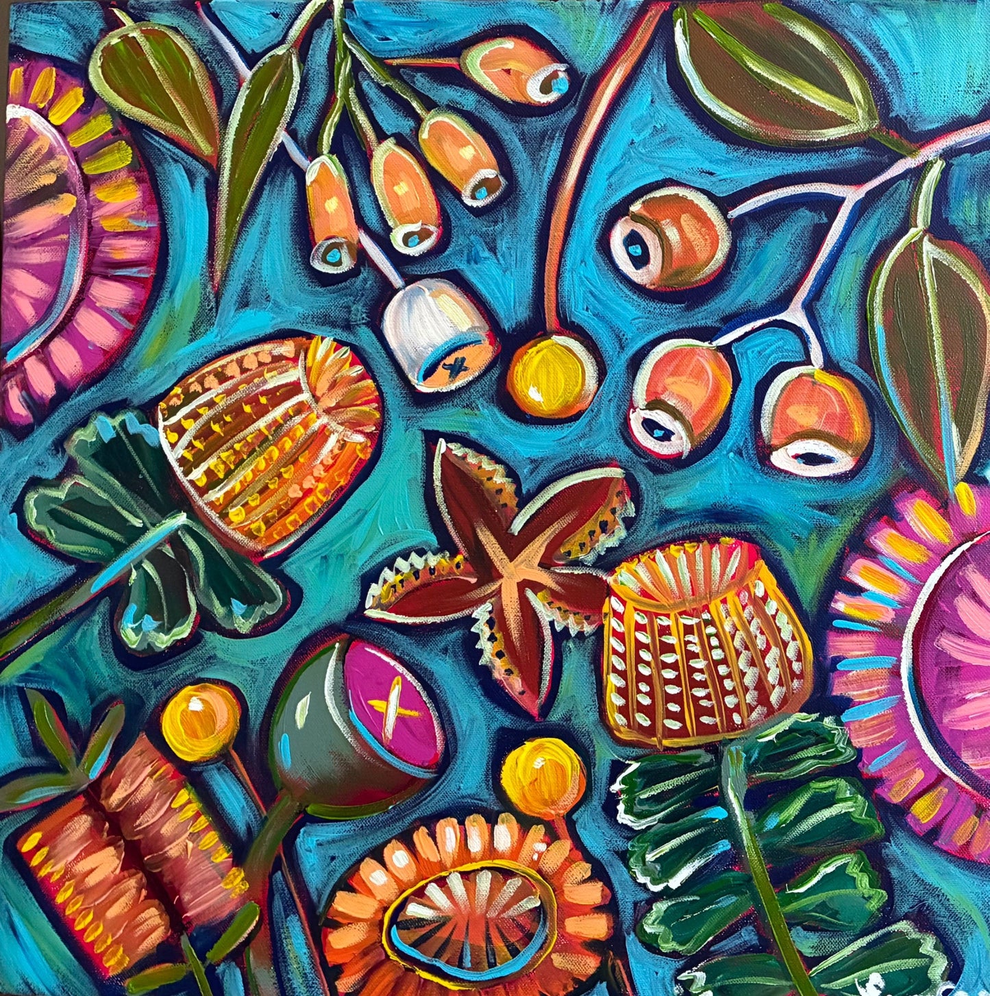 Australian Flowers Bright - Gold Coast Gallery Of ArtLucy Car