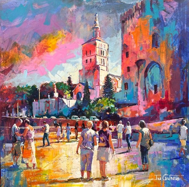 Avignon, France - Original Art - Gold Coast Gallery Of ArtJos Coufreur