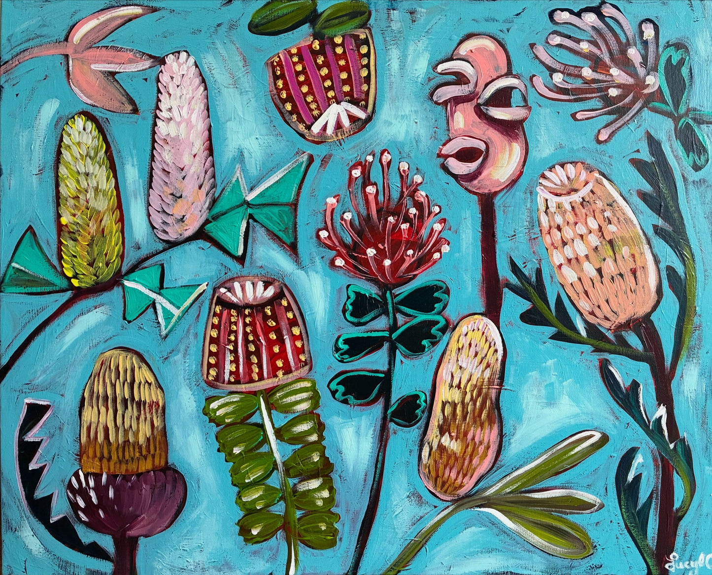 Banksias Chatting - Gold Coast Gallery Of ArtLucy Car