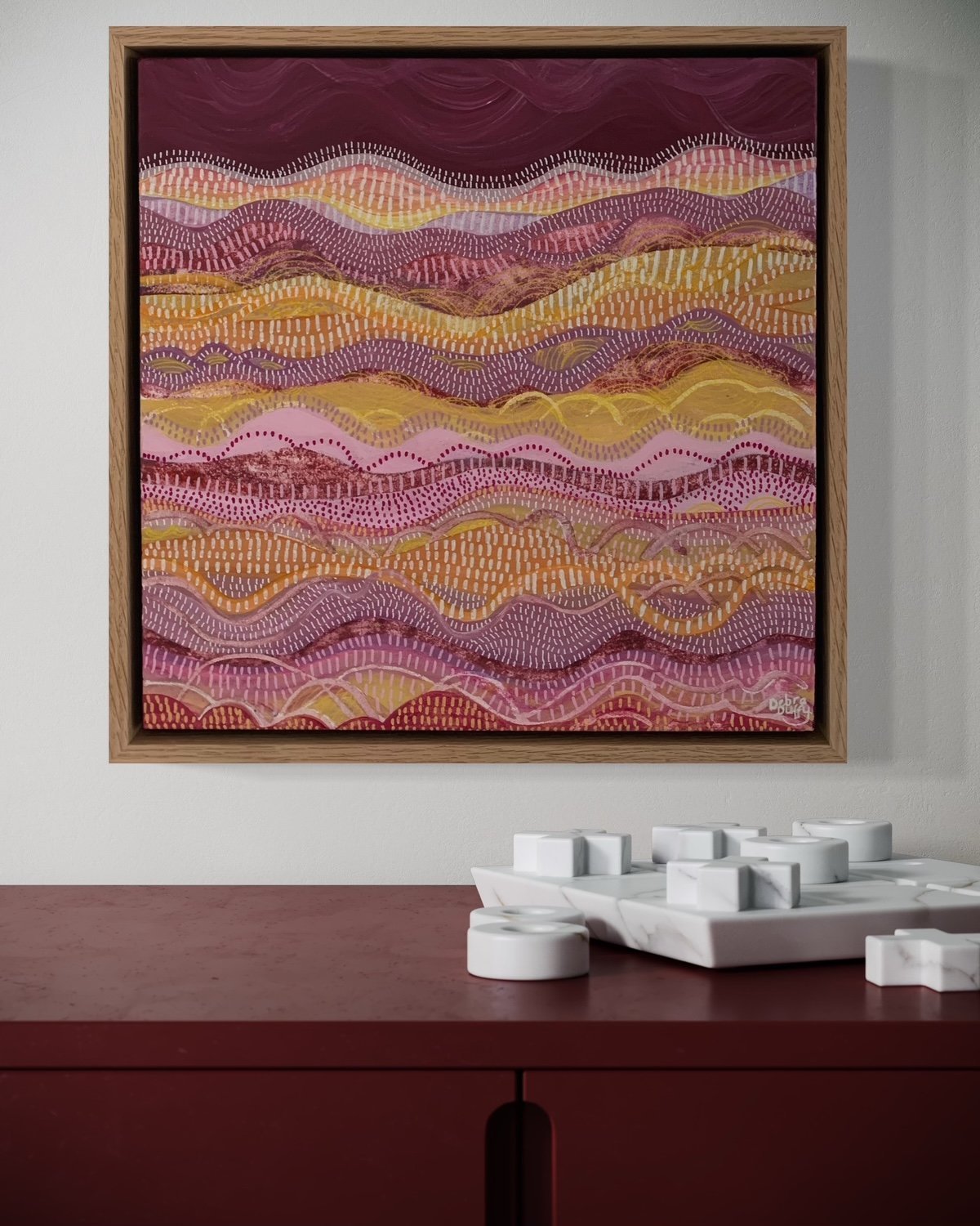 Bathed in Burgundy - Gold Coast Gallery Of ArtDebra Duffy