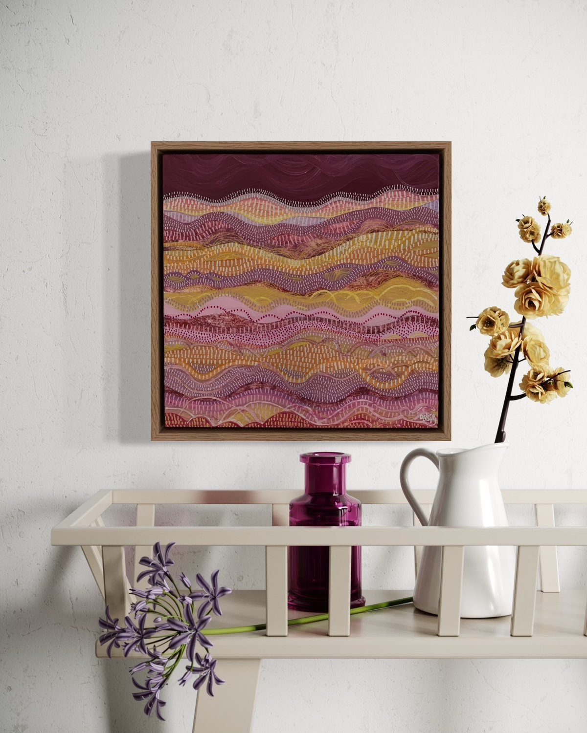 Bathed in Burgundy - Gold Coast Gallery Of ArtDebra Duffy