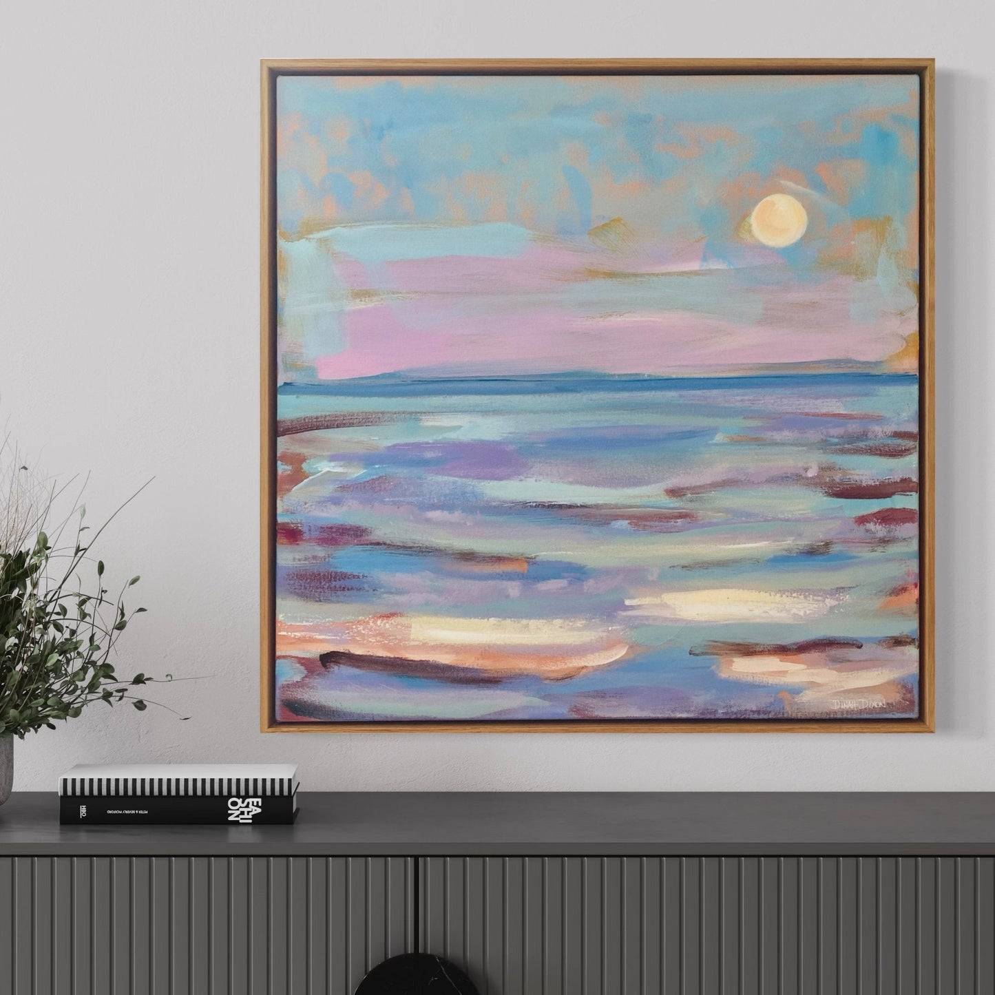 Bay Moon Rising - Original Art - Gold Coast Gallery Of ArtDinah Dixon