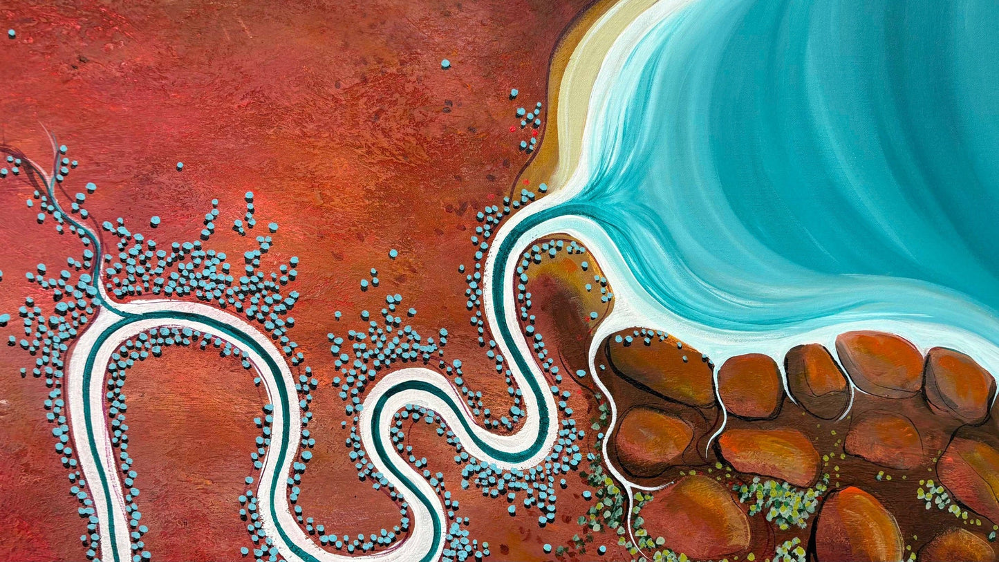 Bay Of Burning Earth - Gold Coast Gallery Of ArtTania Chanter