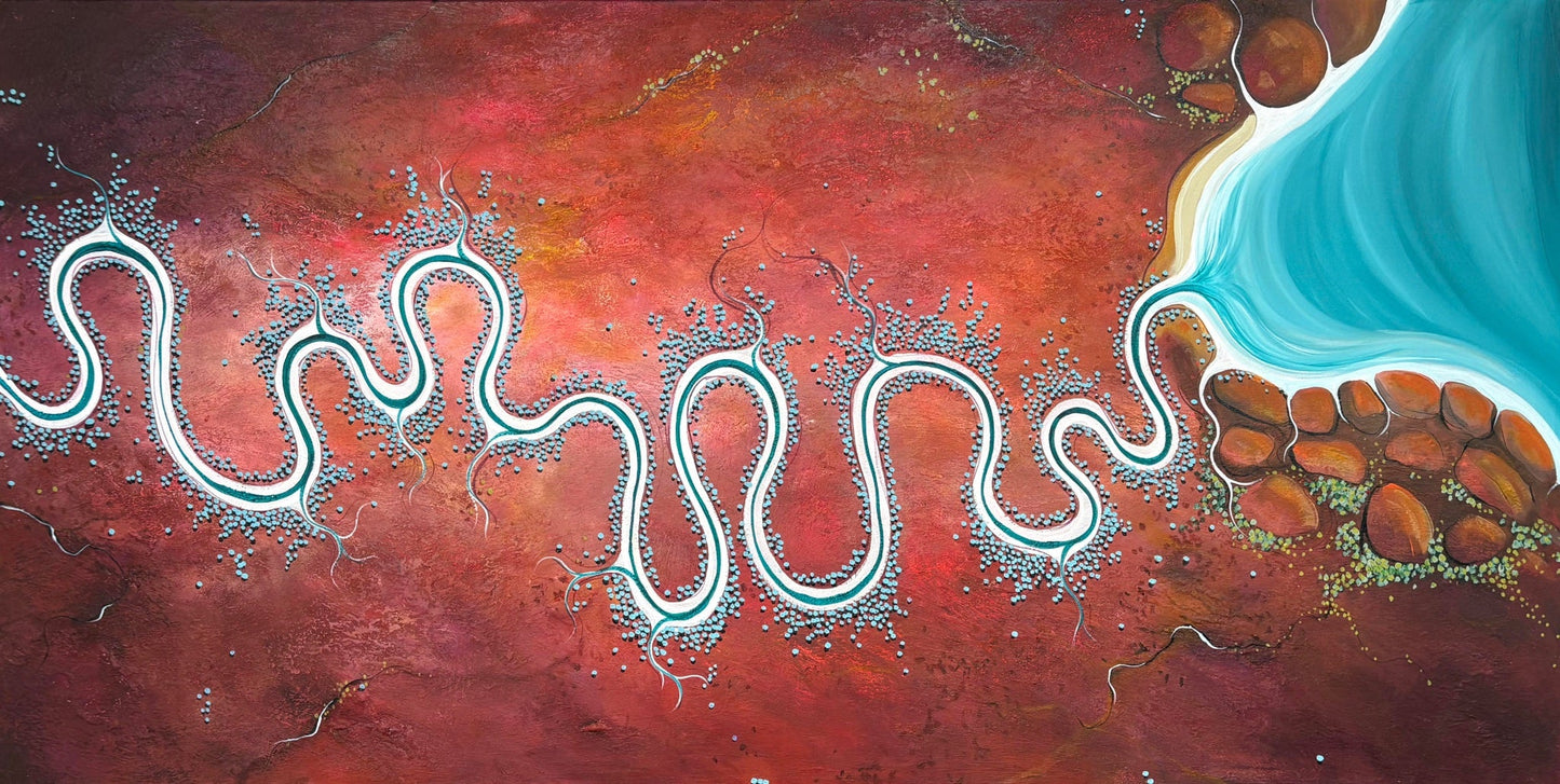 Bay Of Burning Earth - Gold Coast Gallery Of ArtTania Chanter