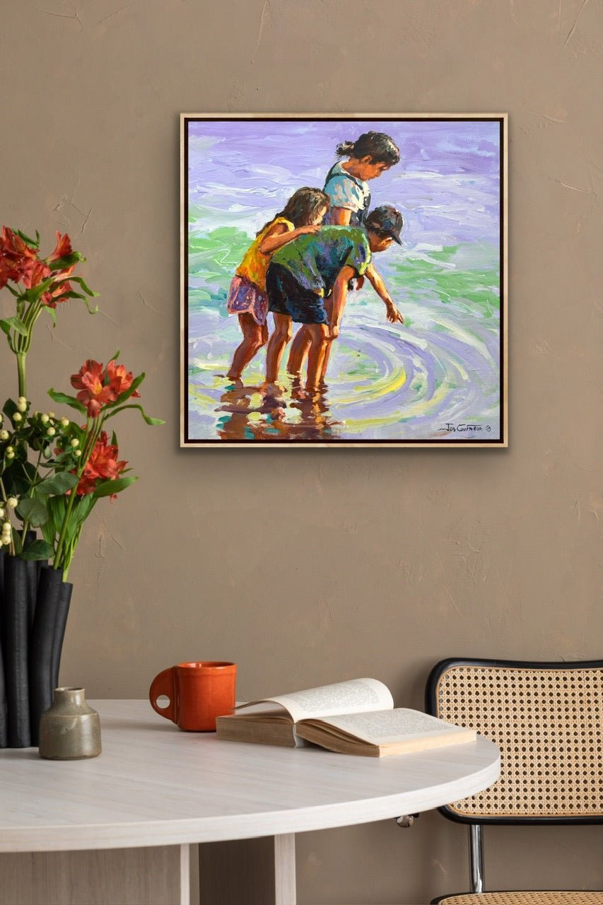 Beach Fun 5 - Original Art - Gold Coast Gallery Of ArtJos Coufreur