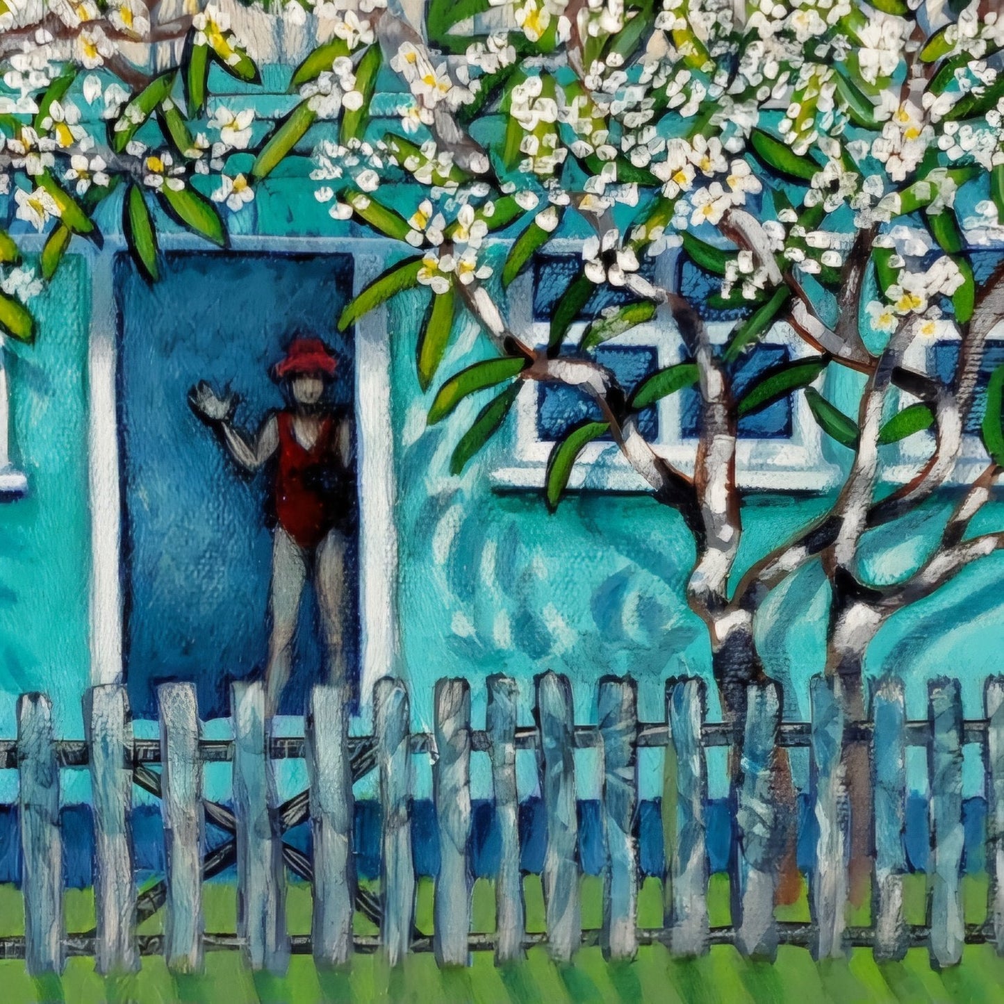 Beach Shack - Original - Gold Coast Gallery Of ArtFiona Thorning
