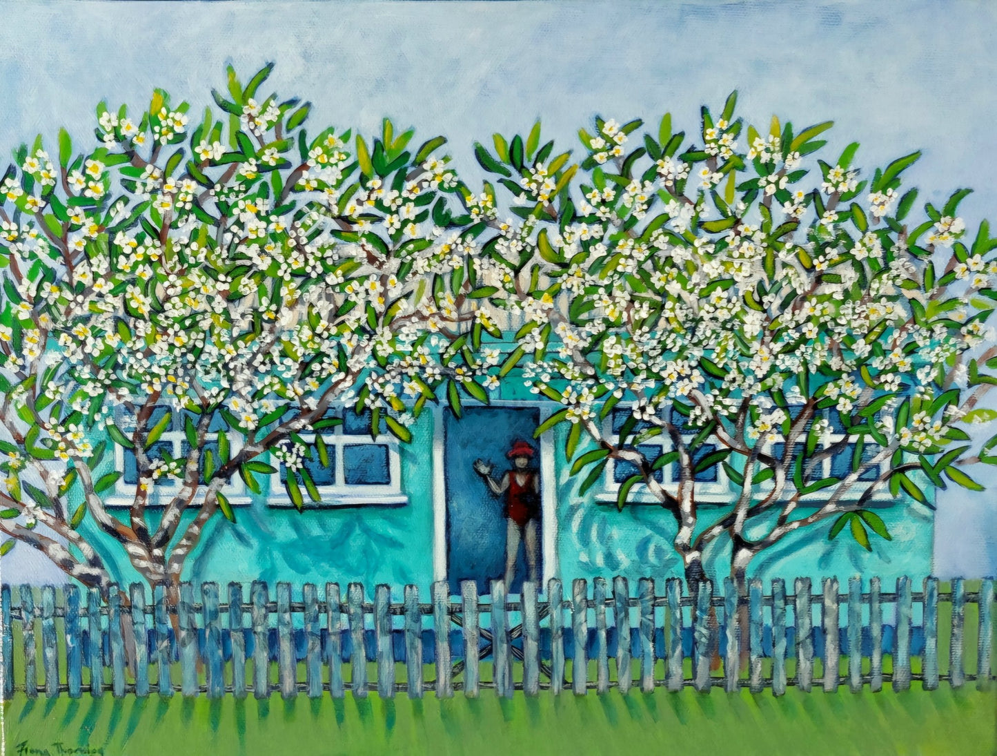 Beach Shack - Original - Gold Coast Gallery Of ArtFiona Thorning