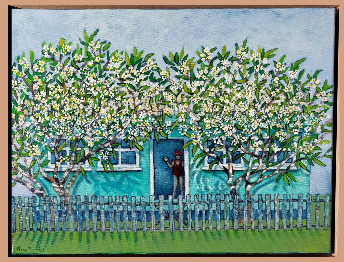 Beach Shack - Original - Gold Coast Gallery Of ArtFiona Thorning
