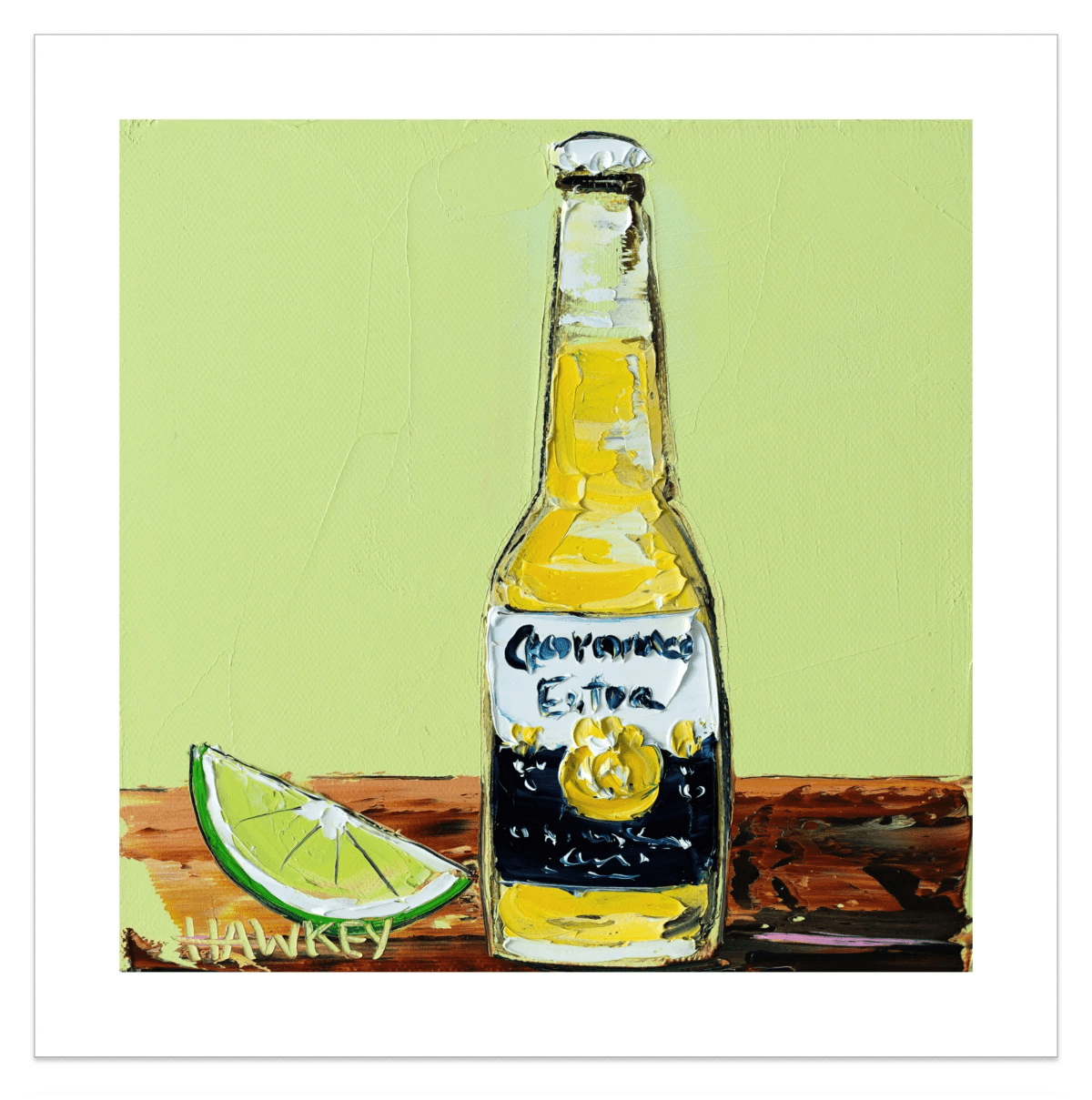 Beer And Lime - Fine Art Print - Gold Coast Gallery Of ArtAngela Hawkey