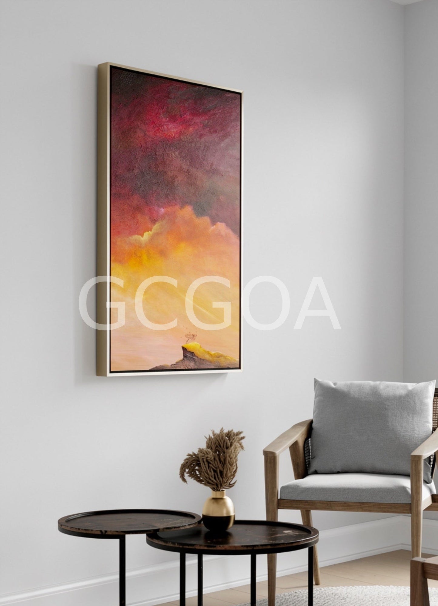 Beneath A Crimson Memory - Gold Coast Gallery Of ArtTania Chanter