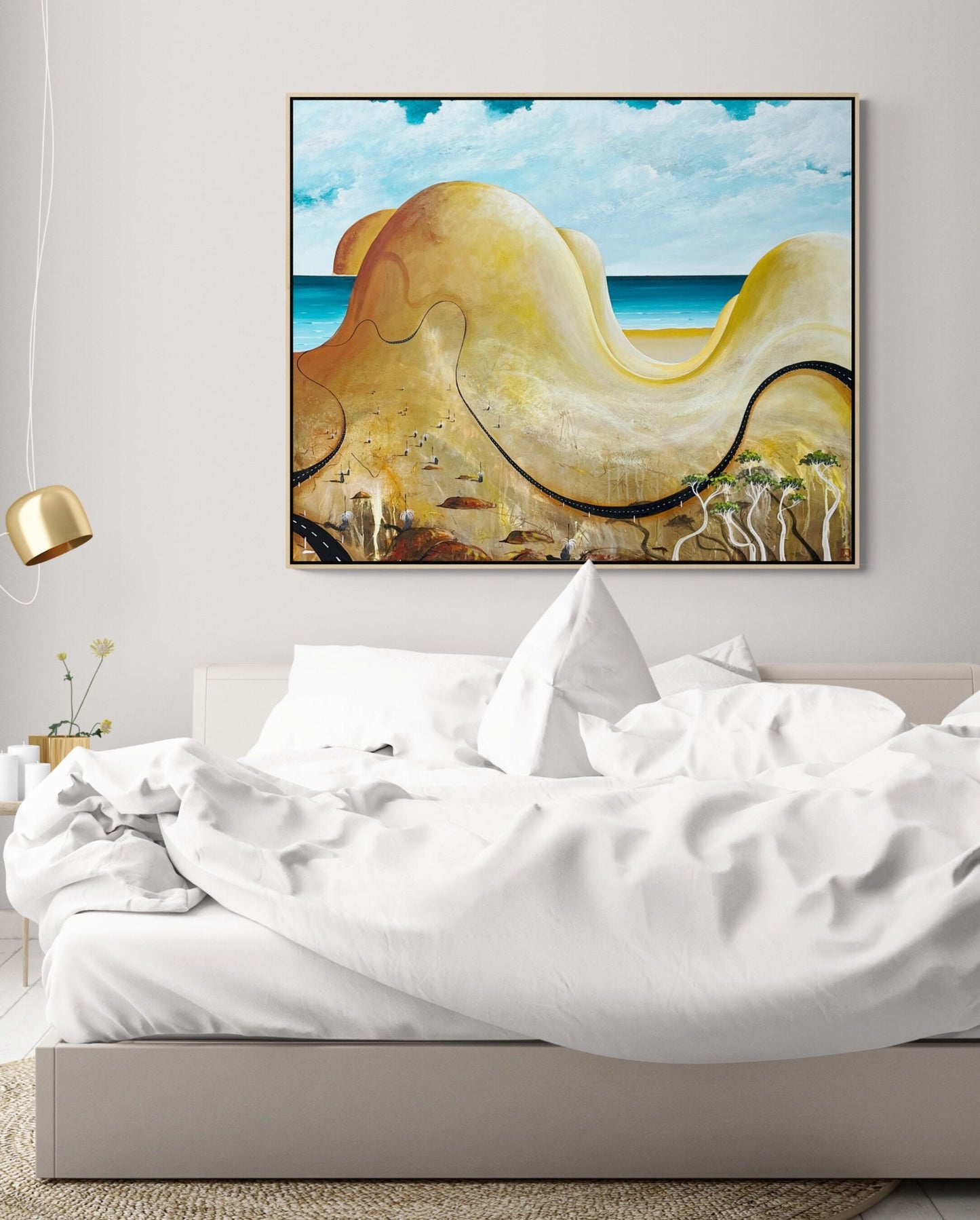 Beneath The Wind Carved Dunes - Gold Coast Gallery Of ArtTania Chanter