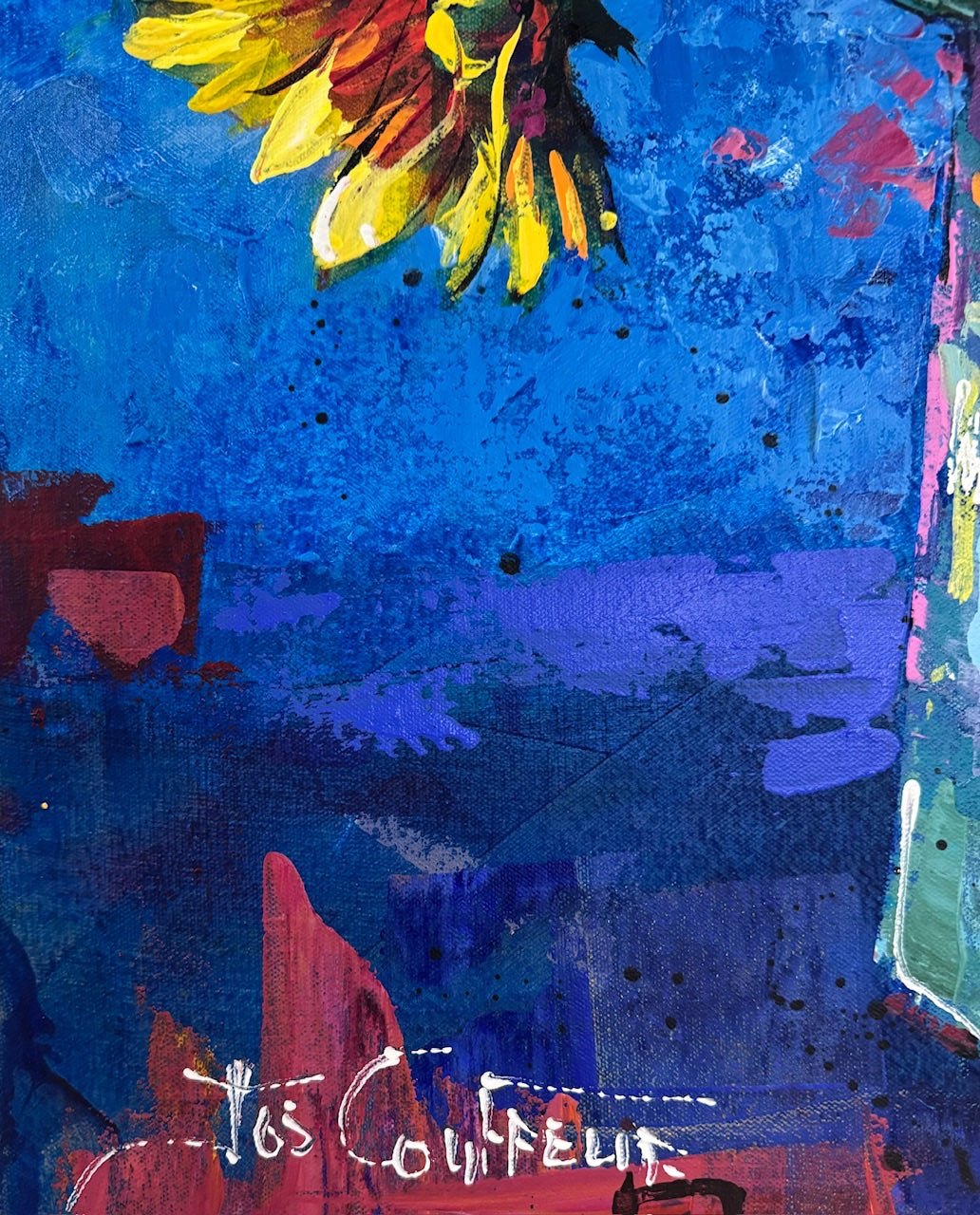 Bloom 6, Sunflowers - Original Art - Gold Coast Gallery Of ArtJos Coufreur