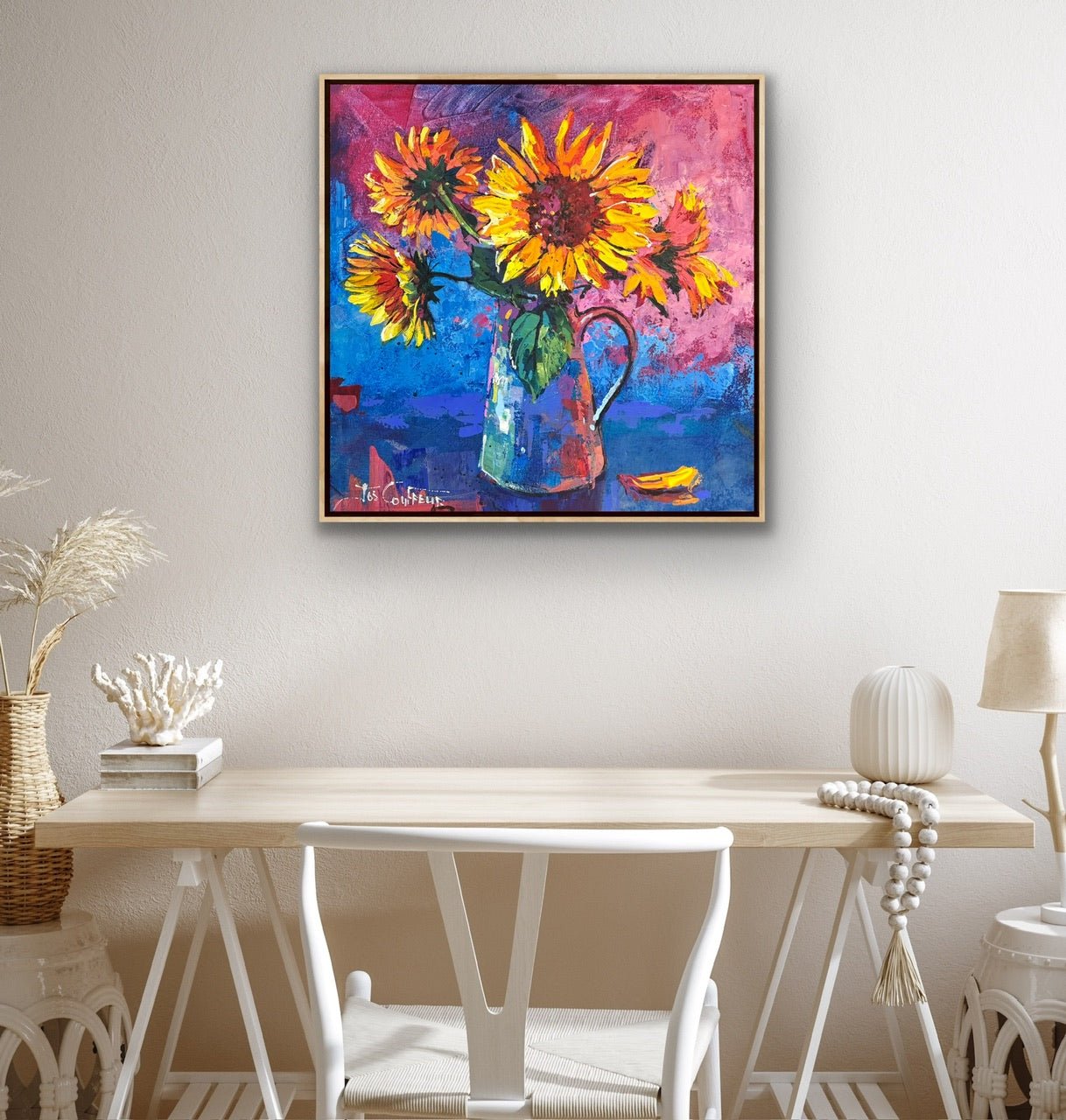 Bloom 6, Sunflowers - Original Art - Gold Coast Gallery Of ArtJos Coufreur