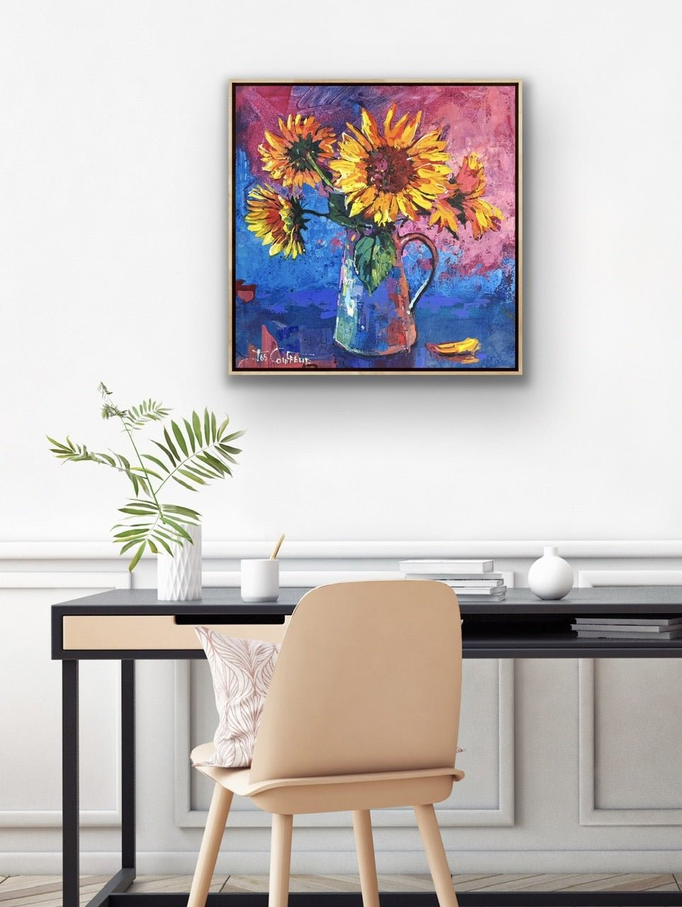 Bloom 6, Sunflowers - Original Art - Gold Coast Gallery Of ArtJos Coufreur