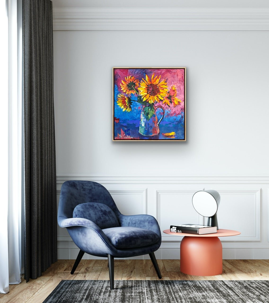 Bloom 6, Sunflowers - Original Art - Gold Coast Gallery Of ArtJos Coufreur