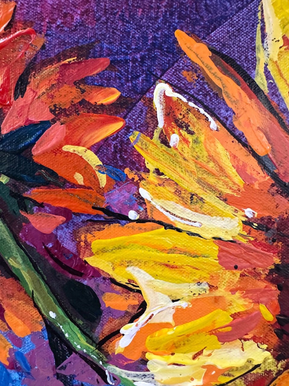 Bloom 6, Sunflowers - Original Art - Gold Coast Gallery Of ArtJos Coufreur