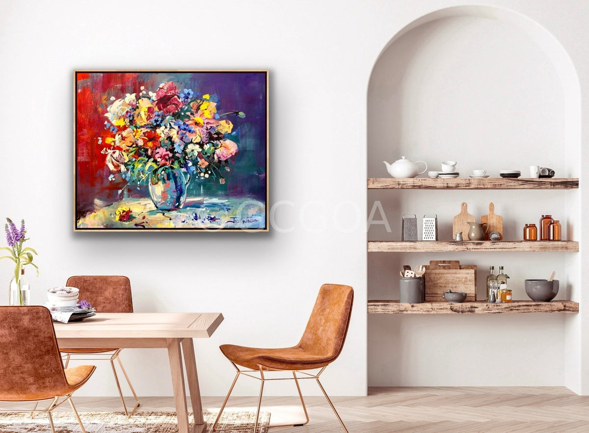 Bloom 7 - Vase with Flowers - Gold Coast Gallery Of ArtJos Coufreur