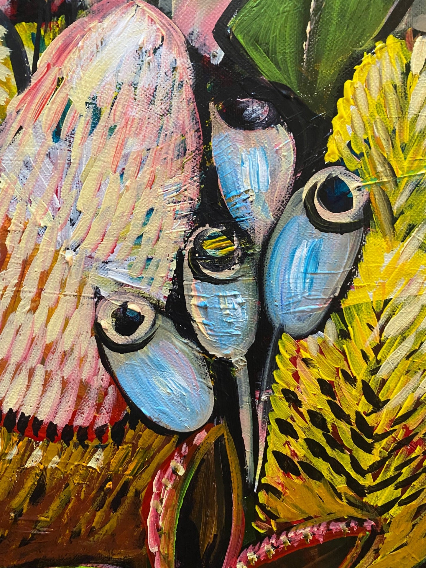 Blue Gumnuts - Original Art - Gold Coast Gallery Of ArtLucy Car