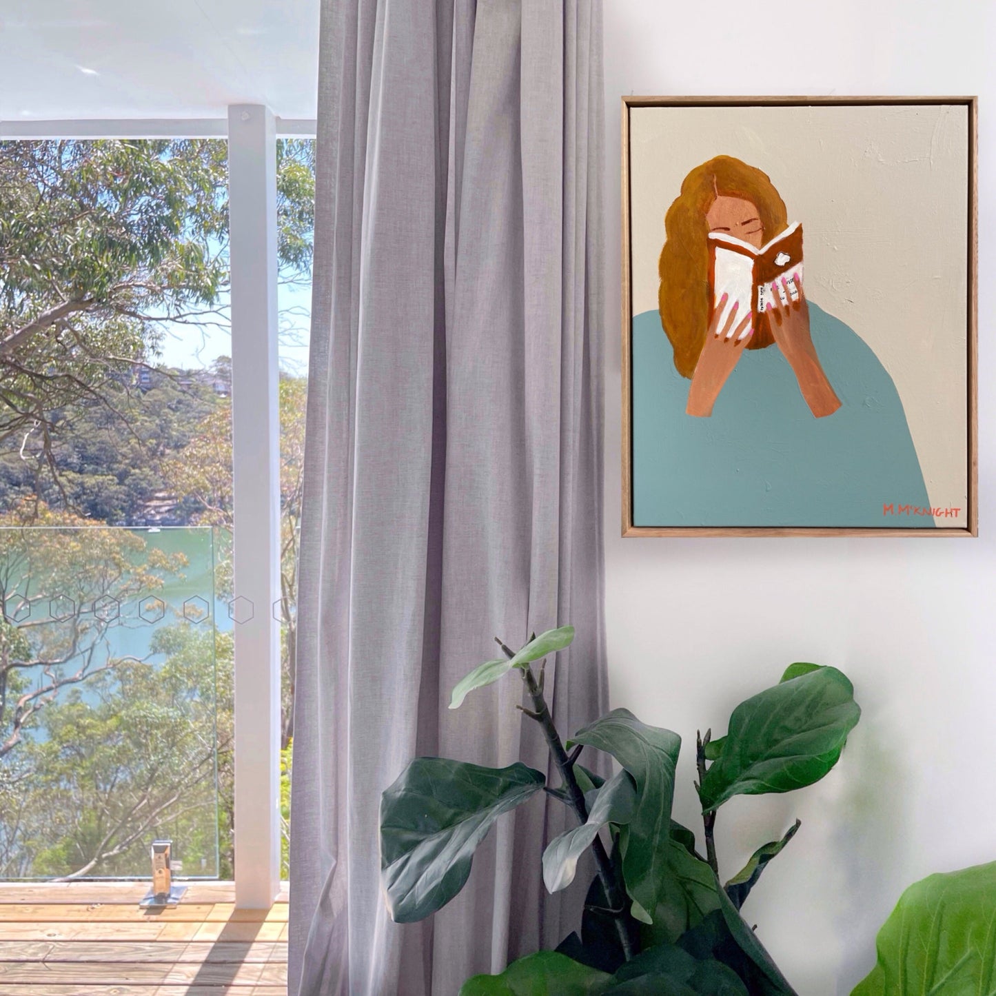 Blue Sisters - Original Art - Gold Coast Gallery Of ArtMarnie Mcknight