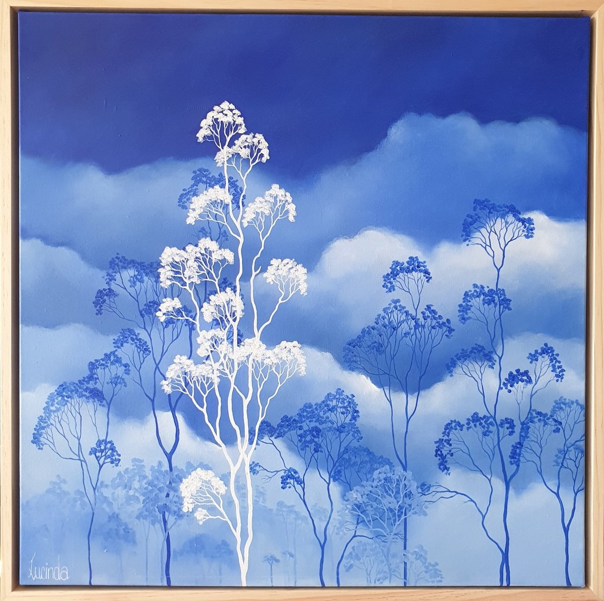 Blue Skies - Original Art - Gold Coast Gallery Of ArtLucinda Leveille