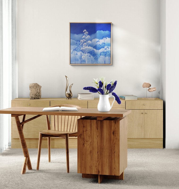 Blue Skies - Original Art - Gold Coast Gallery Of ArtLucinda Leveille
