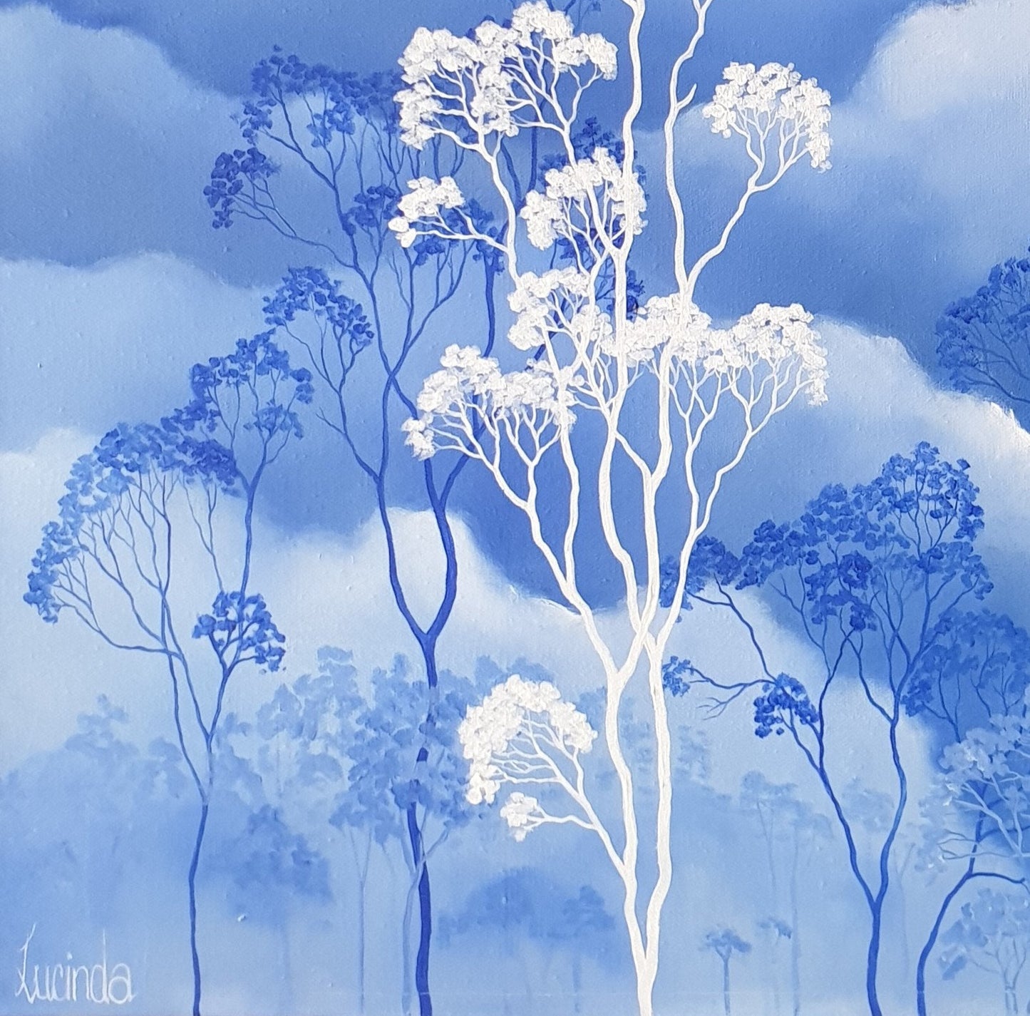 Blue Skies - Original Art - Gold Coast Gallery Of ArtLucinda Leveille