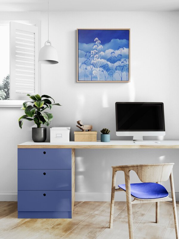 Blue Skies - Original Art - Gold Coast Gallery Of ArtLucinda Leveille