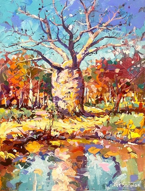 Boab Tree 5 - Original Art - Gold Coast Gallery Of ArtJos Coufreur