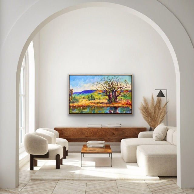 Boab Tree on Gibb River Road - Original Art - Gold Coast Gallery Of ArtJos Coufreur