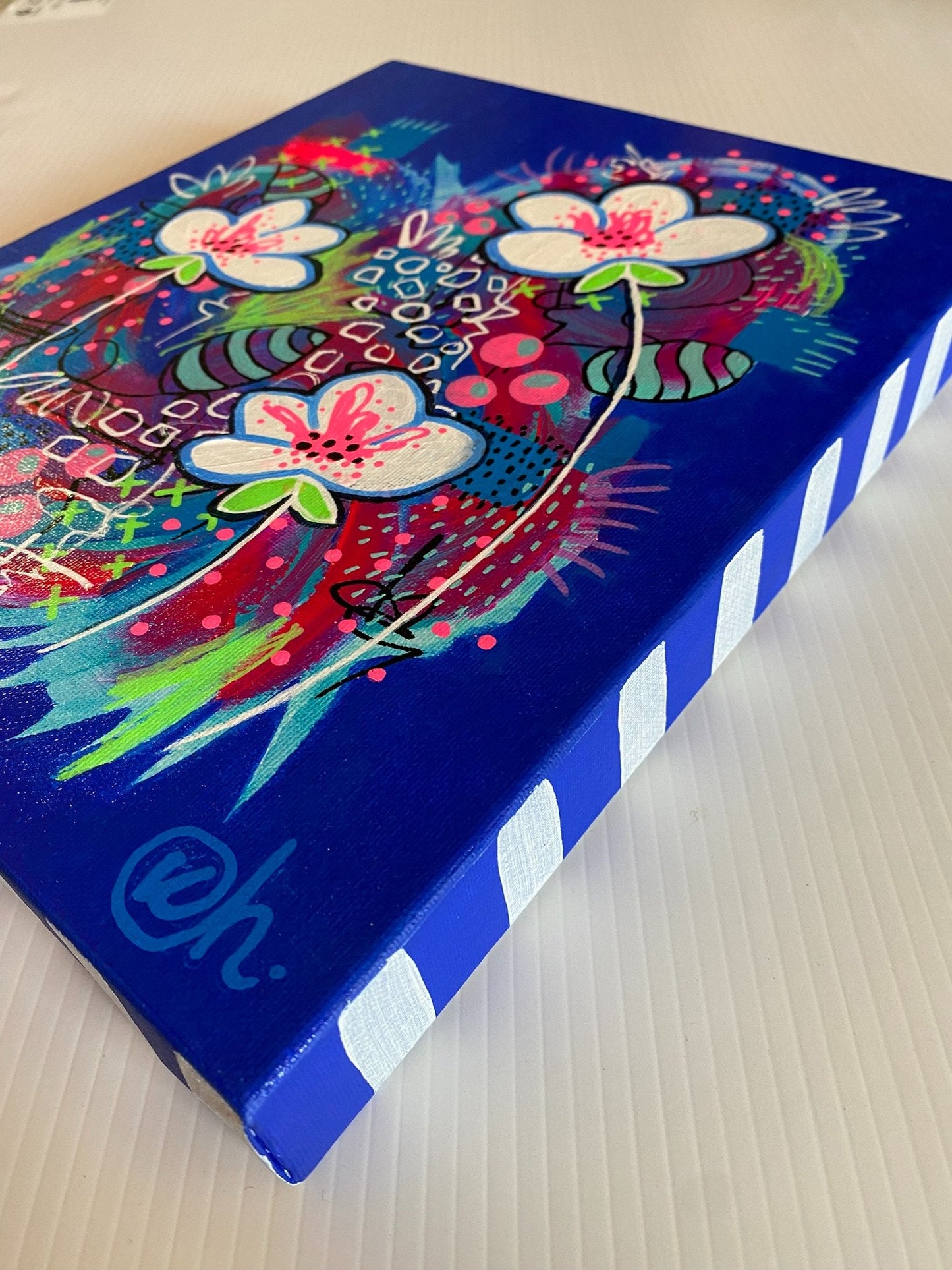 Bold and Blue - Gold Coast Gallery Of ArtKat Handley