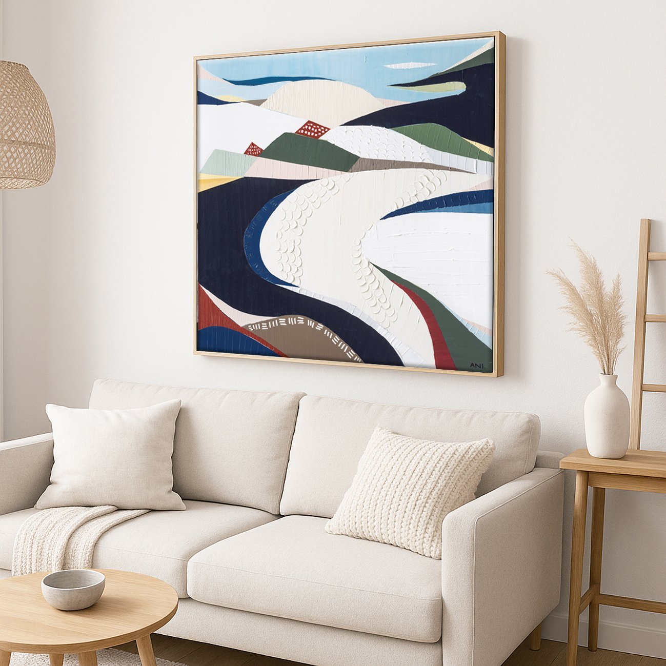 Bondi Beach – Original Abstract Painting by Ani Ipradjian - Gold Coast Gallery Of ArtAni Ipradjian