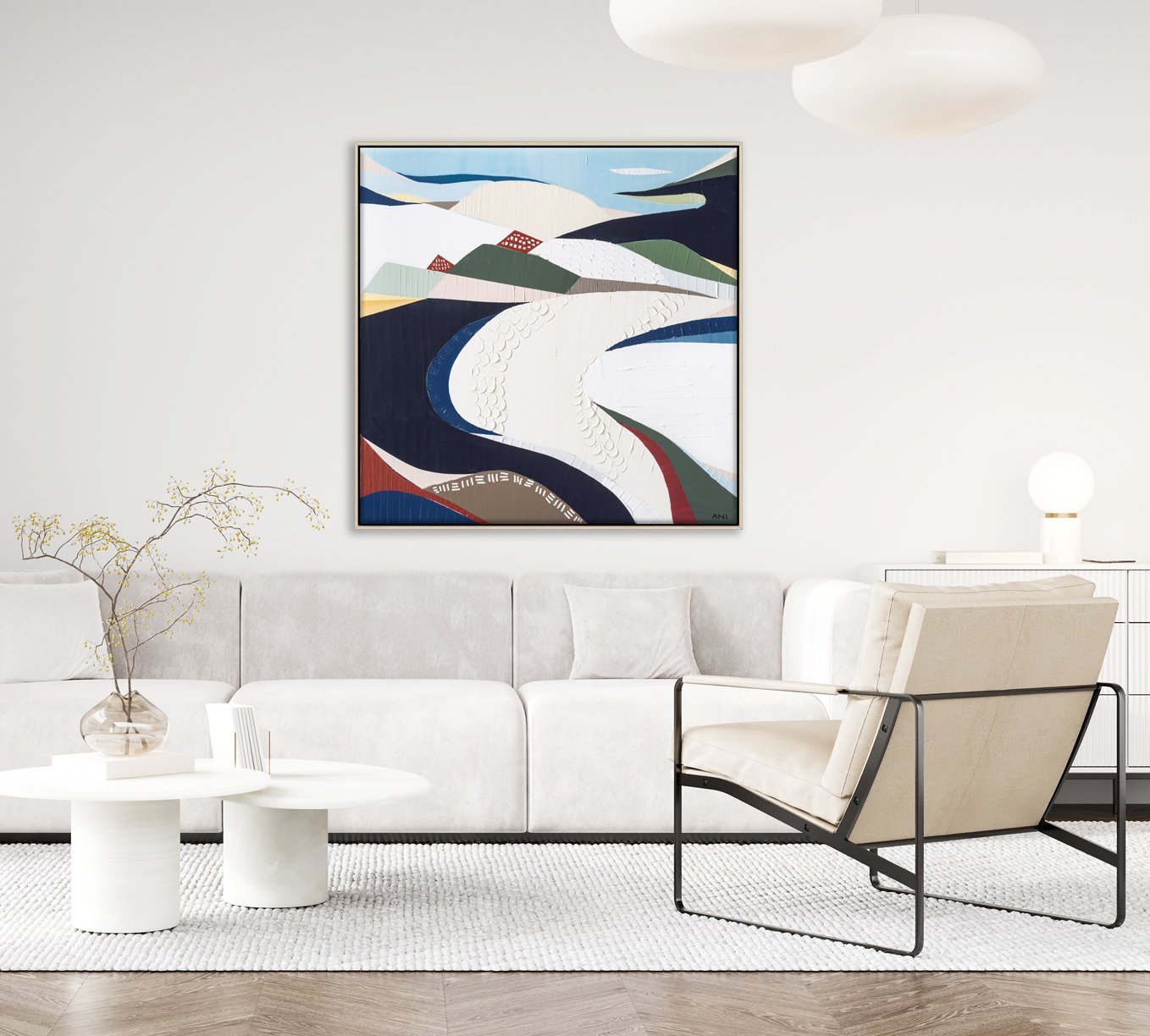 Bondi Beach – Original Abstract Painting by Ani Ipradjian - Gold Coast Gallery Of ArtAni Ipradjian