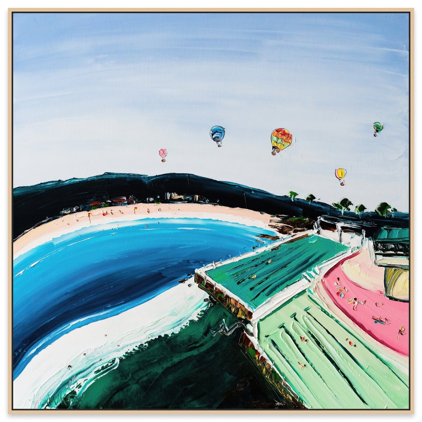 Bondi Summer - Fine Art Print - Gold Coast Gallery Of ArtAngela Hawkey