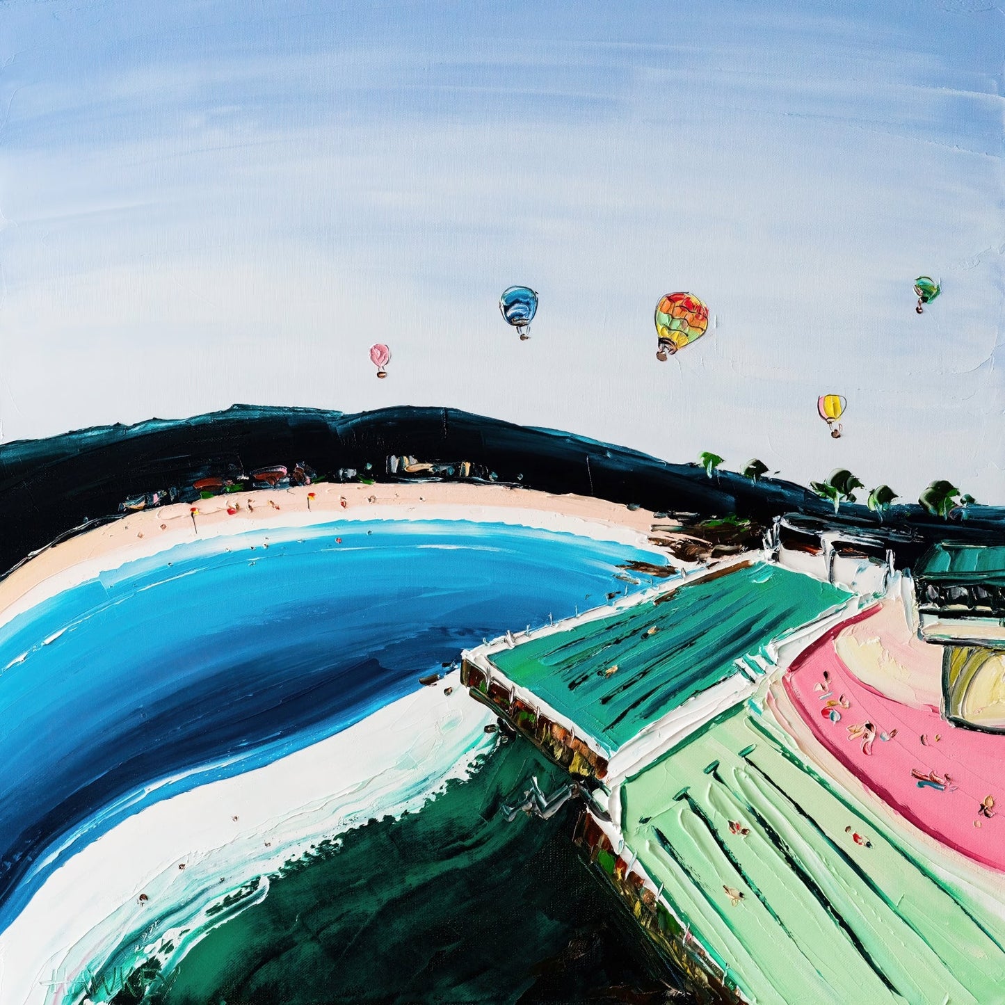 Bondi Summer - Fine Art Print - Gold Coast Gallery Of ArtAngela Hawkey