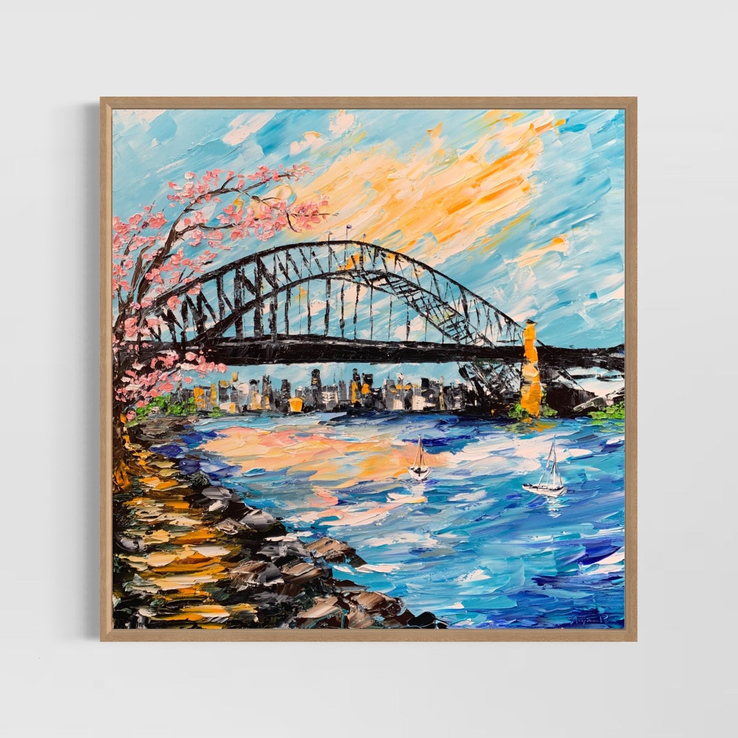 Bridging the gap - Original Art - Gold Coast Gallery Of ArtAnjana Rai