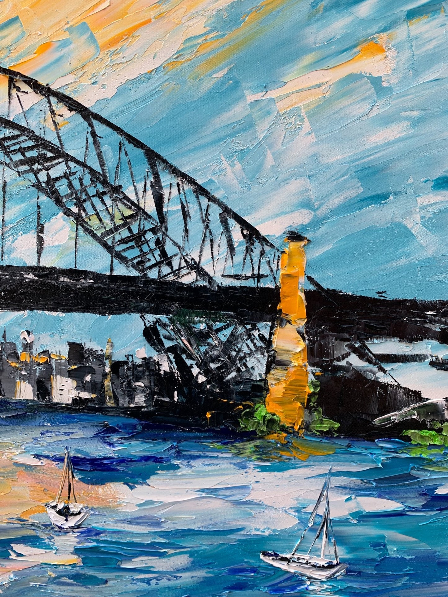 Bridging the gap - Original Art - Gold Coast Gallery Of ArtAnjana Rai